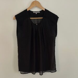 Daniel Rainn Black Sheer Blouse